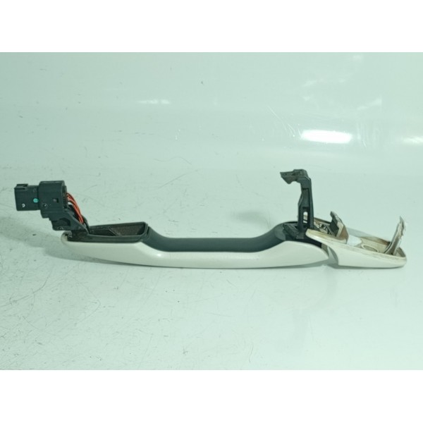 Macaneta Externa Porta Ford Edge Diant Esquerda 08/2014 Orig Branco Dianteira