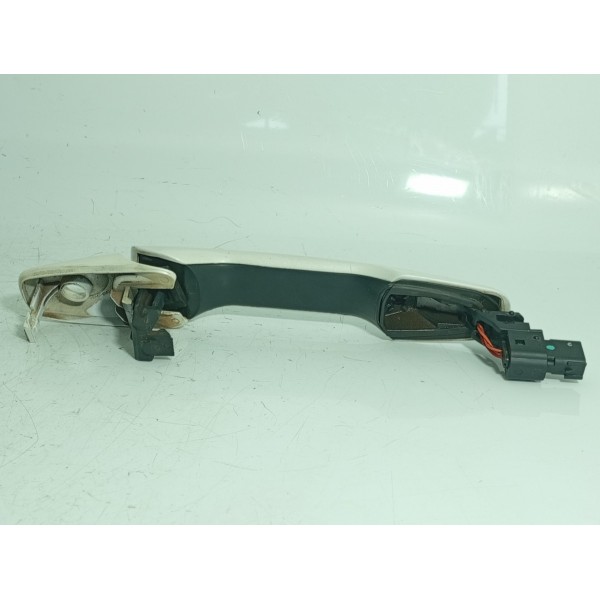 Macaneta Externa Porta Ford Edge Diant Esquerda 08/2014 Orig Branco Dianteira