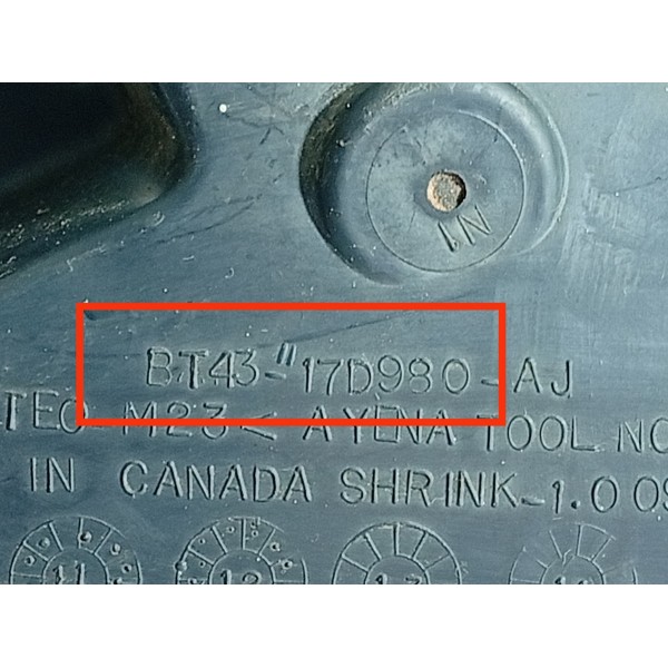 Suporte Parachoque Ford Edge Tras Direita 2008/14 Bt4317d980