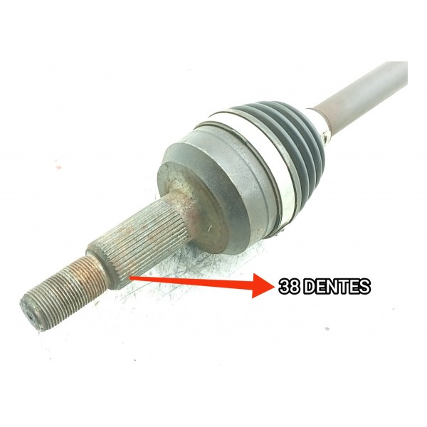 Semi Eixo Edge 3.5 Tras Esquerdo Diferencial Aluminio 10/14