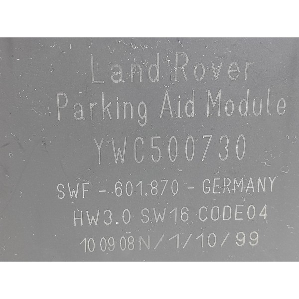 Modulo Sensor Estacionamento Discovery 3 4 08/2015 Ywc500730 Preto