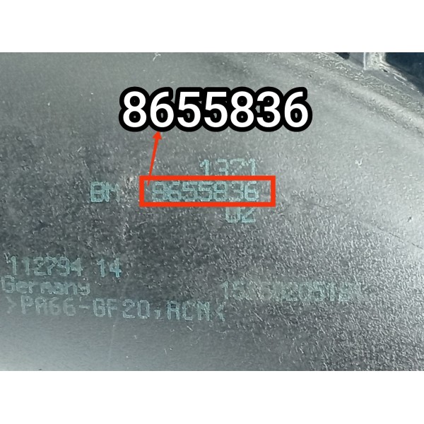 Mangueira Intercooler Mini Cooper X1 1.5 2014/2020 8655836 Preto