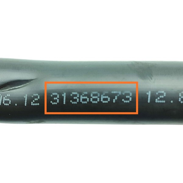 Mangueira Agua Volvo V60 S60 Xc60 2011/2018 31368673 Preto