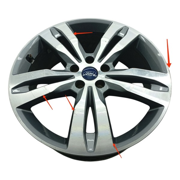 Roda Ford Territory Titanium Aro 19 2024/2025 Det Ns11007ca Prateado