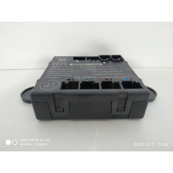 Módulo Porta Mercedes C180 C200 2007 2014 A2129004006 Azul-marinho