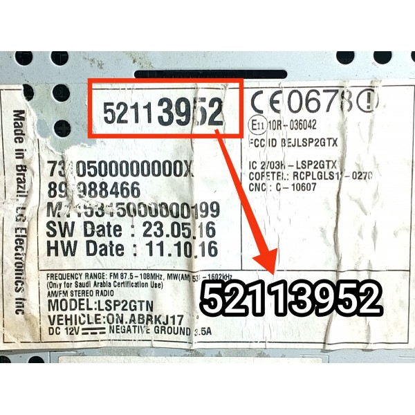 Tela Multimidia Chevrolet Spin 2013 2014/2019 Det 52113952