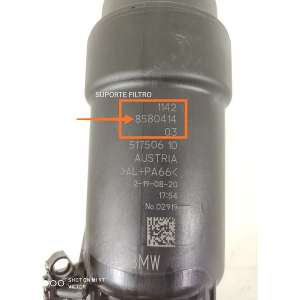 Suporte Filtro Trocador Calor Bmw 320 B48 2019/2025 72434199