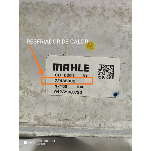 Suporte Filtro Trocador Calor Bmw 320 B48 2019/2025 72434199