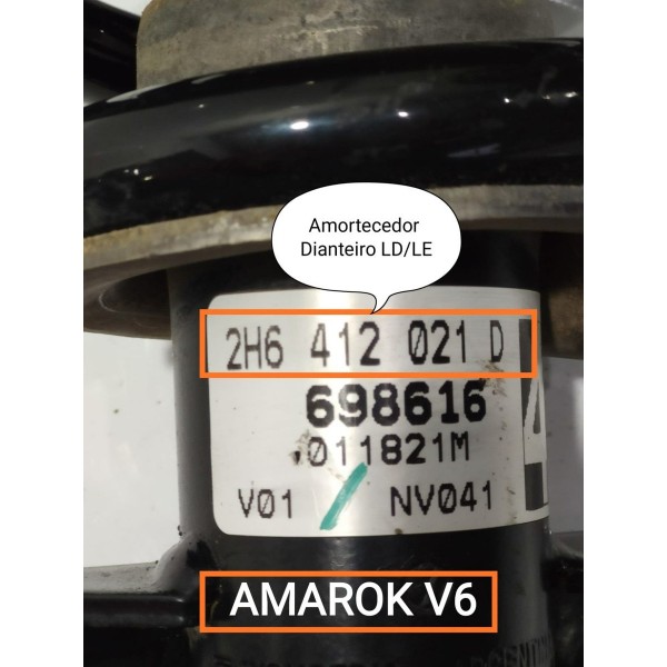 Torre Telescopio Amarok V6 Dianteira Mola Coxim 2h6412021d