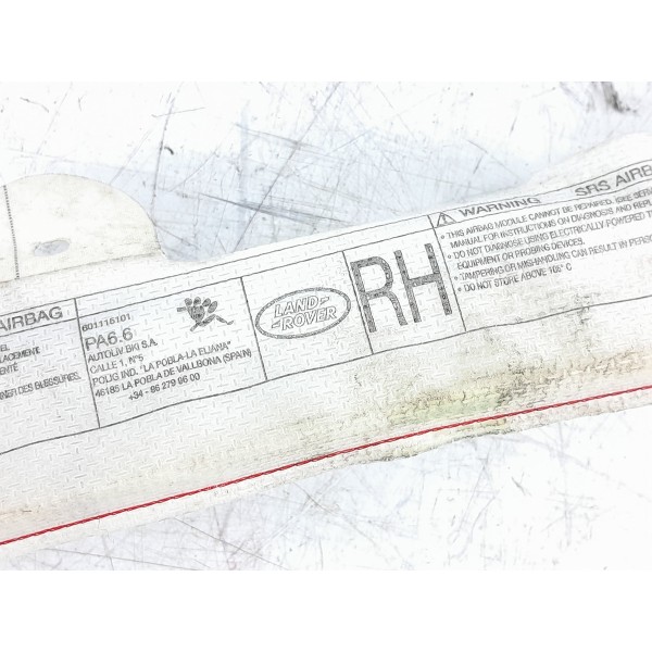 Cortina Airbag Discovery 3 E 4 Direita 08/15 8h2214k159aa Branco