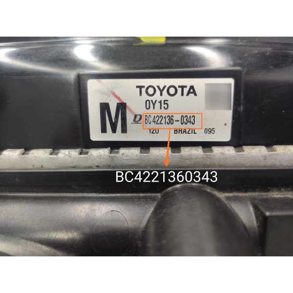 Kit Radiador Toyota Etios 1.5 2017/2024 Bc4221360343