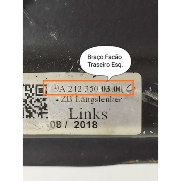 Facao Mercedes Gla 200 250 Esquerdo 2015/2020 A2423500300