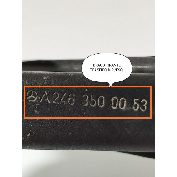 Bandeja Mercedes Gla 200 250 Traseira 2015/2020 A2463500053