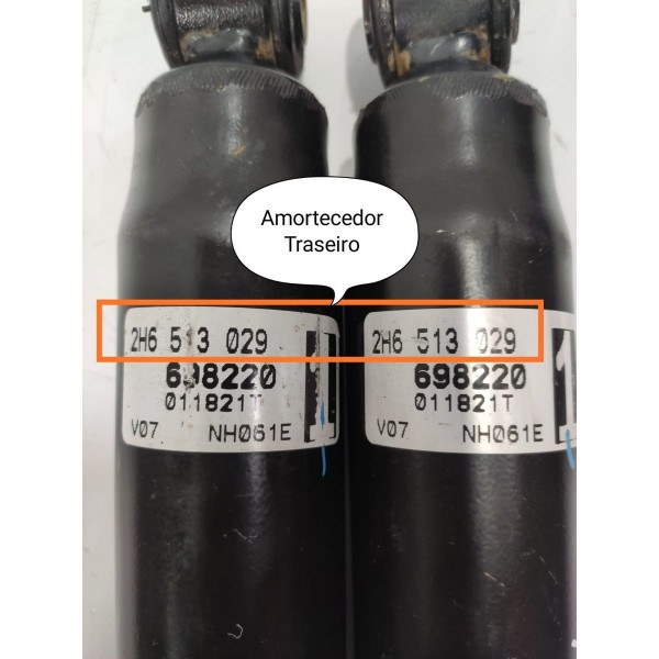 Par Amortecedor Amarok V6 Traseiro 2h6513029