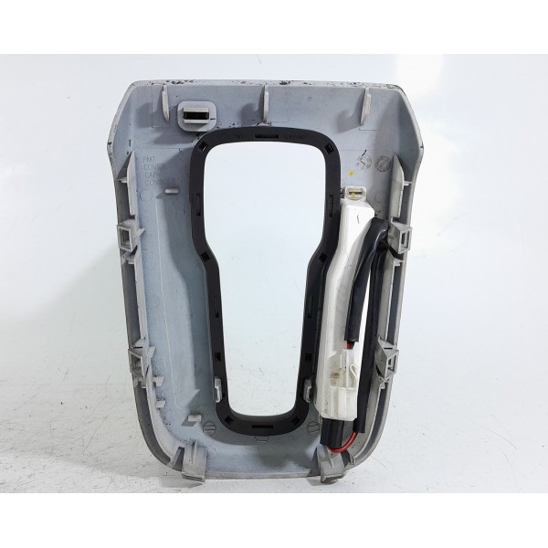 Moldura Alavanca Marcha Spin 2013 2014 2015/2019 Original Cinza Lisa