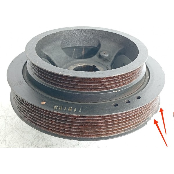 Polia Virabrequim Nissan Frontier 2.5 172cv 2008/2014 Det