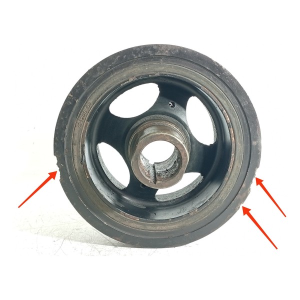 Polia Virabrequim Nissan Frontier 2.5 172cv 2008/2014 Det