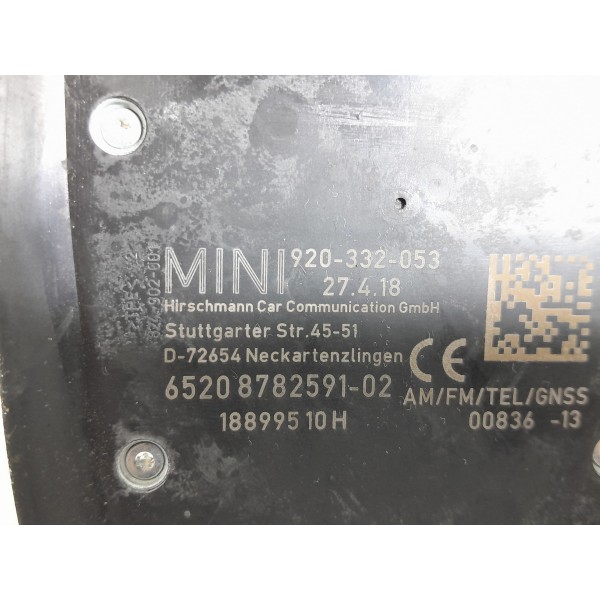 Base Antena Teto Mini Cooper 2014 2015/2020 920332053 Preto