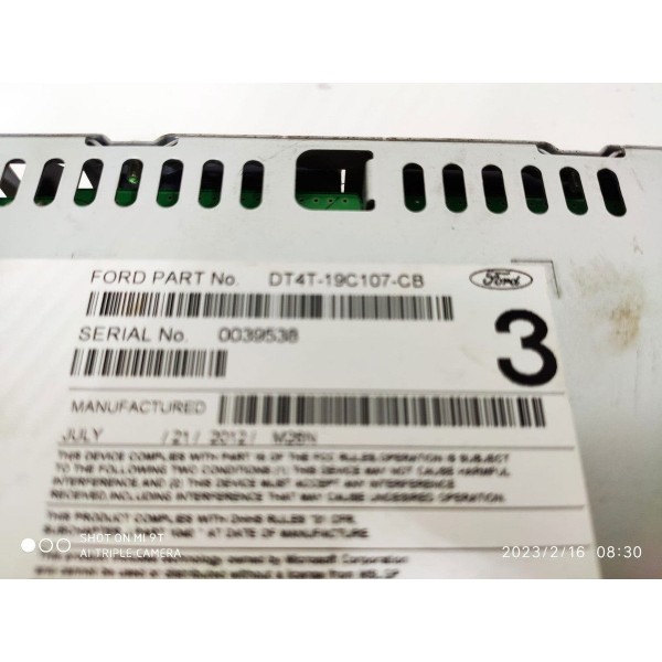 Radio Toca Cd Ford Edge 2011 2012 2013 2014 / 25611