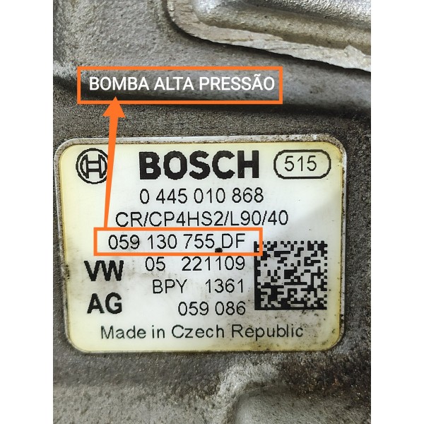 Bomba Alta Baixa Bicos Amarok 3.0 V6 2017/2023