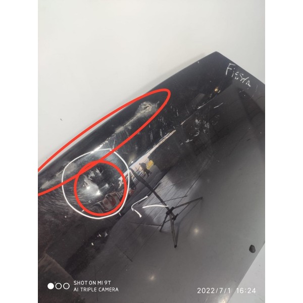 Capô Ford Fiesta 2007/2011 Detalhe