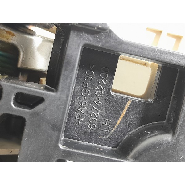 Macaneta Interna Toyota Corolla Traseira Esquerda 2018/2023 Preto Traseira