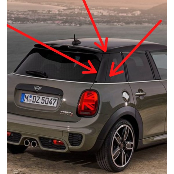 Moldura Tampa Traseira Mini Cooper 4p Dir 2014/2020 7328876 Preto