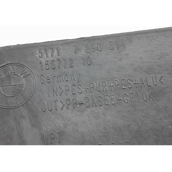 Painel Corta Fogo Mini Cooper 1.5 2014/2020 51717290814 Preto