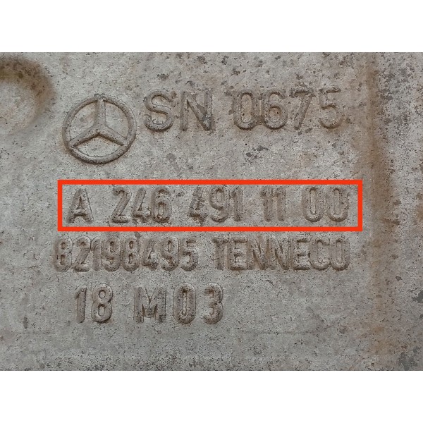 Escapamento Mercedes Gla200 1.6 2014/2019 A2464911100