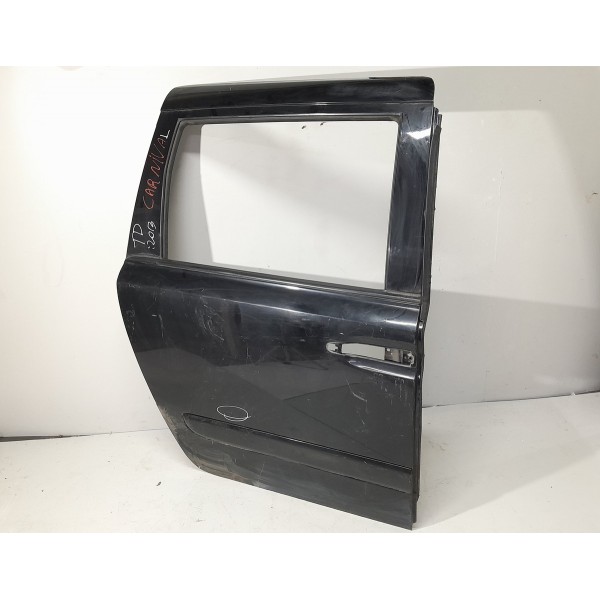 Porta Carnival Traseira Direita 2006 2009 2011 2013 2014 Det Traseira Direito Preto