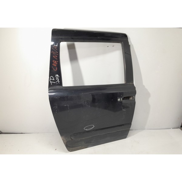 Porta Carnival Traseira Direita 2006 2009 2011 2013 2014 Det Traseira Direito Preto