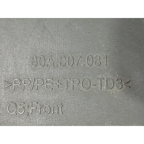 Defletor Superior Radiador Audi Q5 2018 2019/2022 80a807081