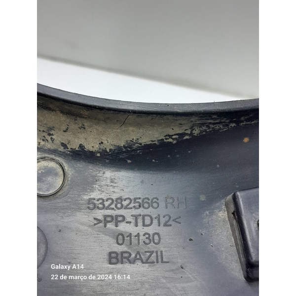 Moldura Friso Lateral Compass Traseir Dir 2017/2024 53282566 Preto