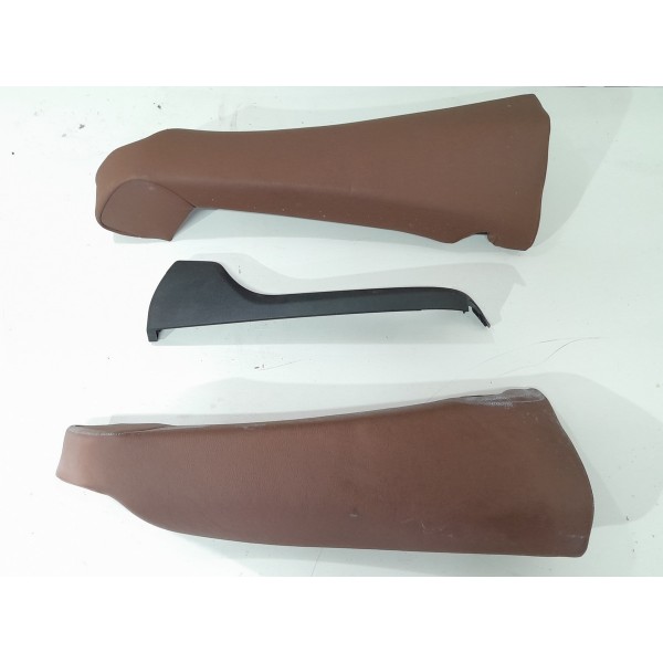 Jogo Banco Couro Bmw X5 2014 2015 2016 2017 2018 2019 Orig Marrom-escuro