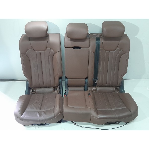 Jogo Banco Couro Audi Q5 2018 2019 2020 2021 2022 Original Marrom-escuro