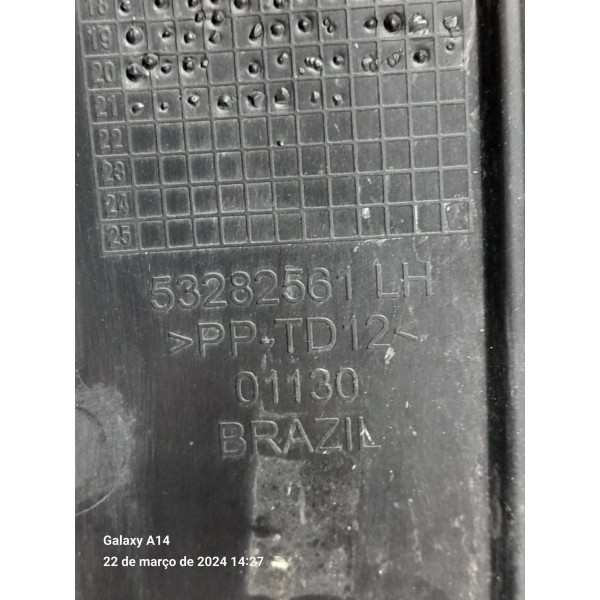 Moldura Paralama Esquerdo Compass 2018/2024 53282561 Preto