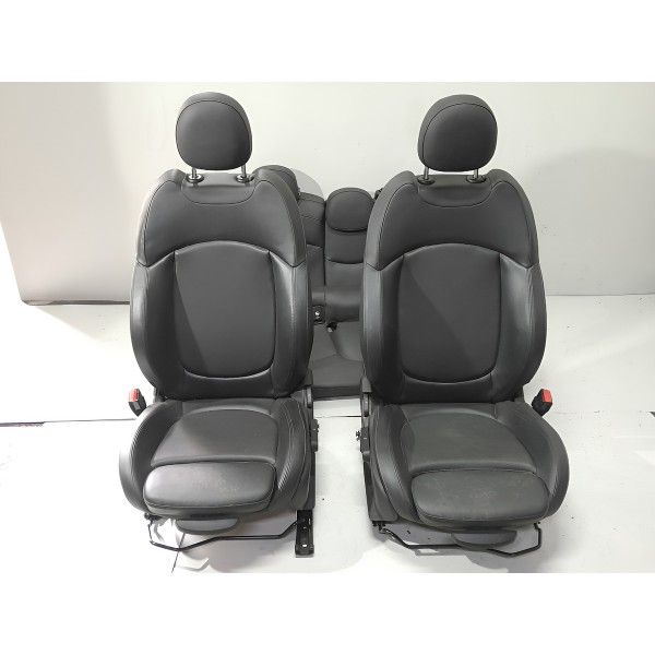 Jogo Banco Couro Mini Cooper 2019 2020 Original Preto