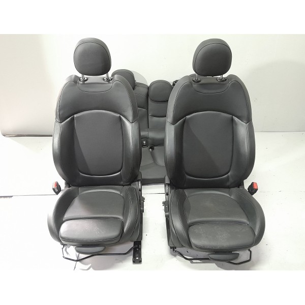 Jogo Banco Couro Mini Cooper 2019 2020 Original Preto