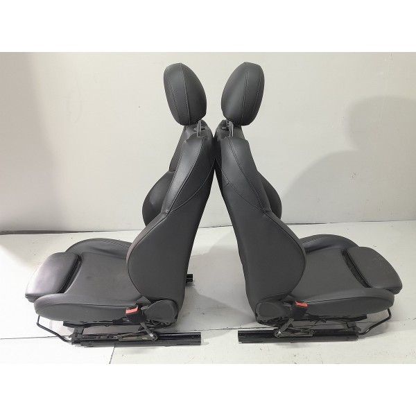 Jogo Banco Couro Mini Cooper 2019 2020 Original Preto