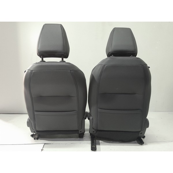 Jogo Banco Couro Peugeot 208 2020 2021 2022 2023 2024 2025 Preto