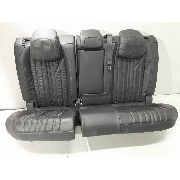 Jogo Banco Couro Peugeot 3008 Allure 2020 2021 Original Preto