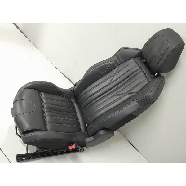 Jogo Banco Couro Peugeot 3008 Allure 2020 2021 Original Preto