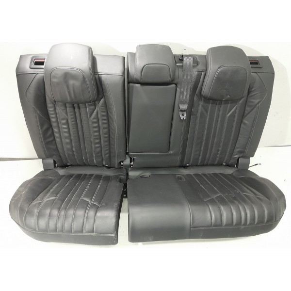 Jogo Banco Couro Peugeot 3008 Allure 2020 2021 Original Preto