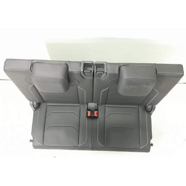 Jogo Banco Traseiro Couro Tiguan Rline 2019 2020 2021 Orig Preto