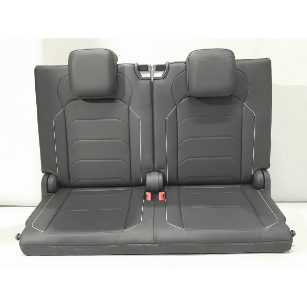 Jogo Banco Traseiro Couro Tiguan Rline 2019 2020 2021 Orig Preto