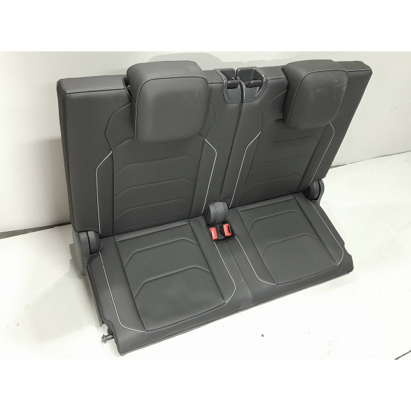 Jogo Banco Traseiro Couro Tiguan Rline 2019 2020 2021 Orig Preto