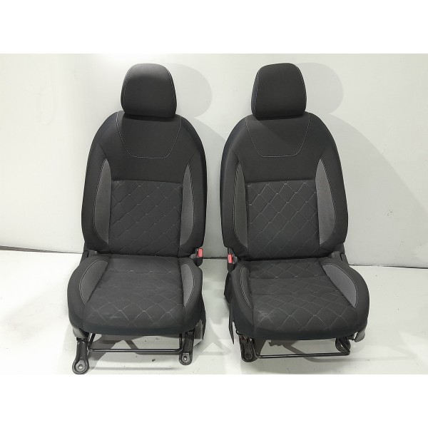 Jogo Banco Dianteiro Nissan Kicks 2017/2021 Original Preto