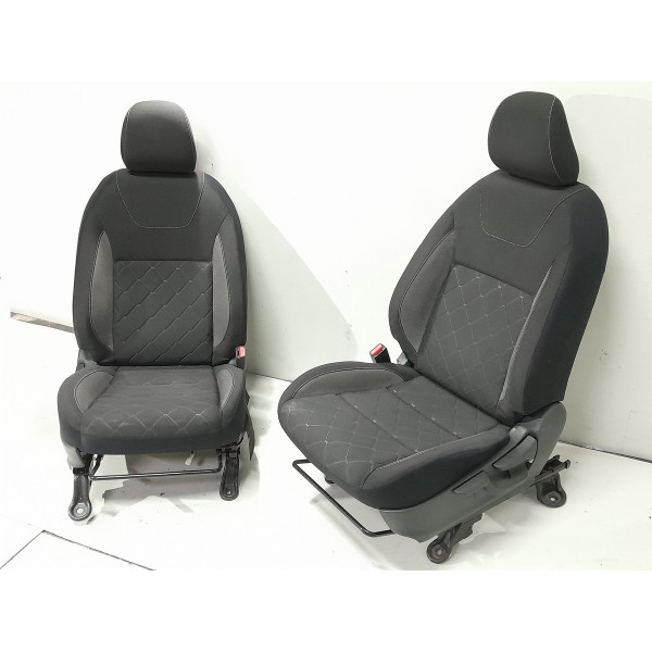 Jogo Banco Dianteiro Nissan Kicks 2017/2021 Original Preto