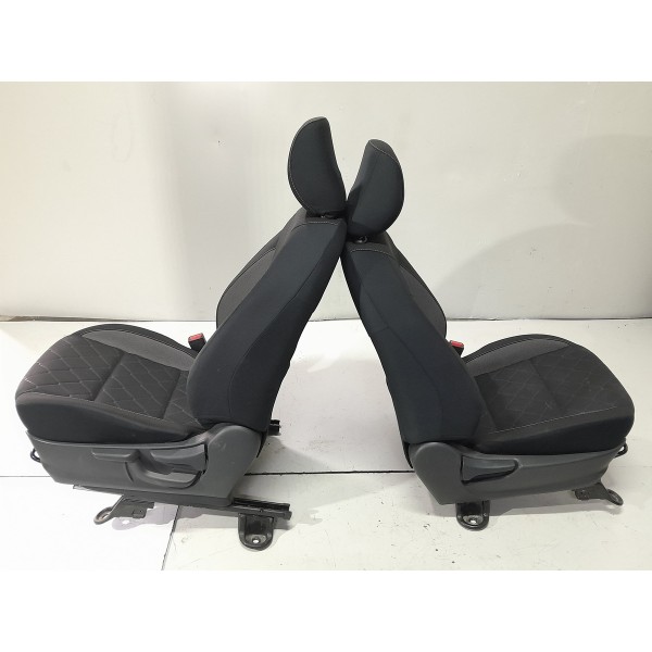 Jogo Banco Dianteiro Nissan Kicks 2017/2021 Original Preto