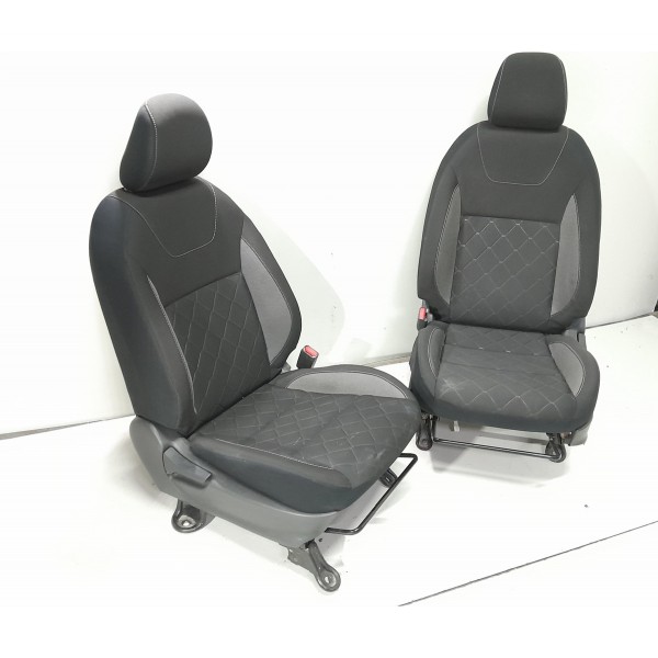 Jogo Banco Dianteiro Nissan Kicks 2017/2021 Original Preto